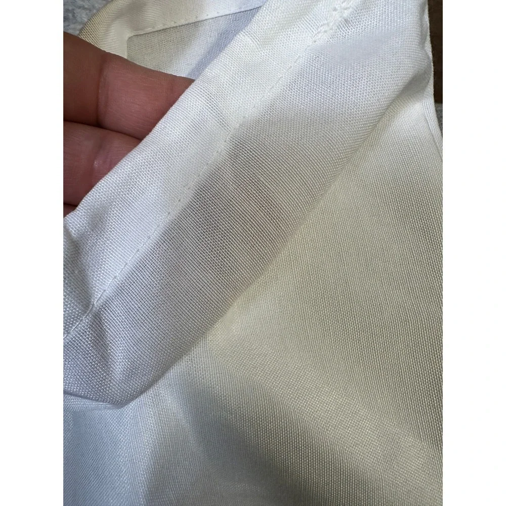 Jimmy Choo White Shoe Dust Bag Pouch Made in Italy‎ 10